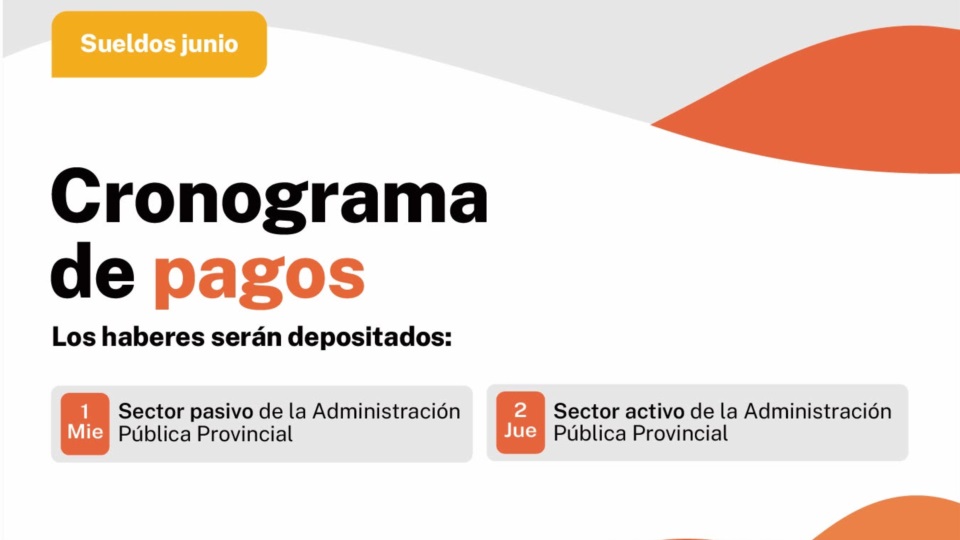 Cronograma de pagos.