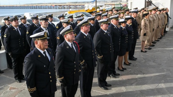 Personal de la Prefectura de Puerto Madryn.