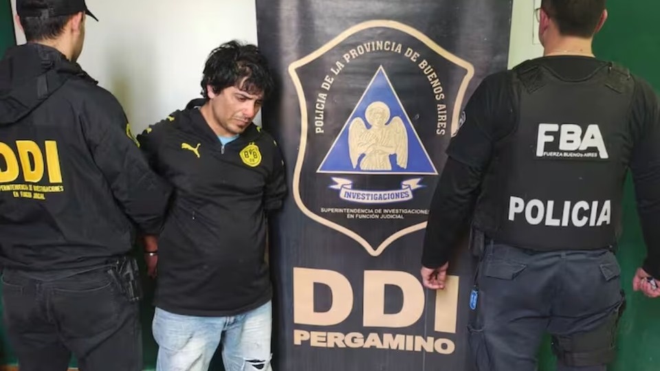 Bonafé detenido. Foto: Agencia NA.
