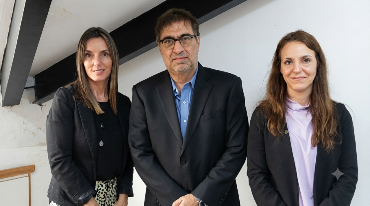 Las fiscales Bagnato y Bottini en 2024, junto al entonces presidente del Superior, Javier Raidan.