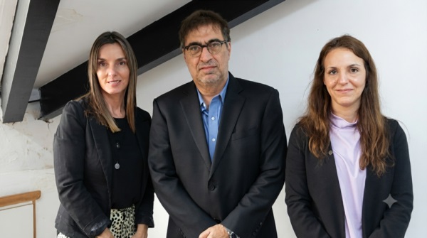 Las fiscales Bagnato y Bottini en 2024, junto al entonces presidente del Superior, Javier Raidan.