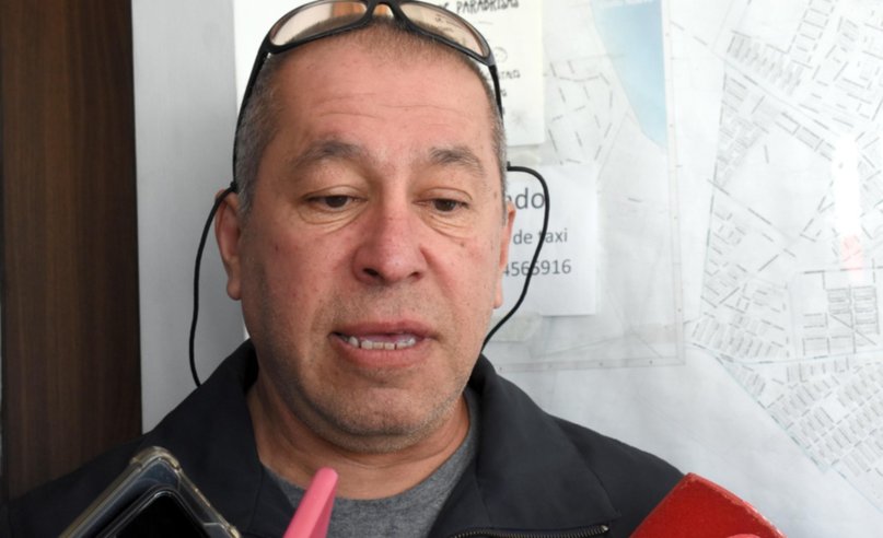 Edgard Sandanella, representante de la asociación de Propietarios de Taxis de Madryn
