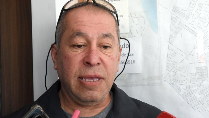 Edgard Sandanella, representante de la asociación de Propietarios de Taxis de Madryn