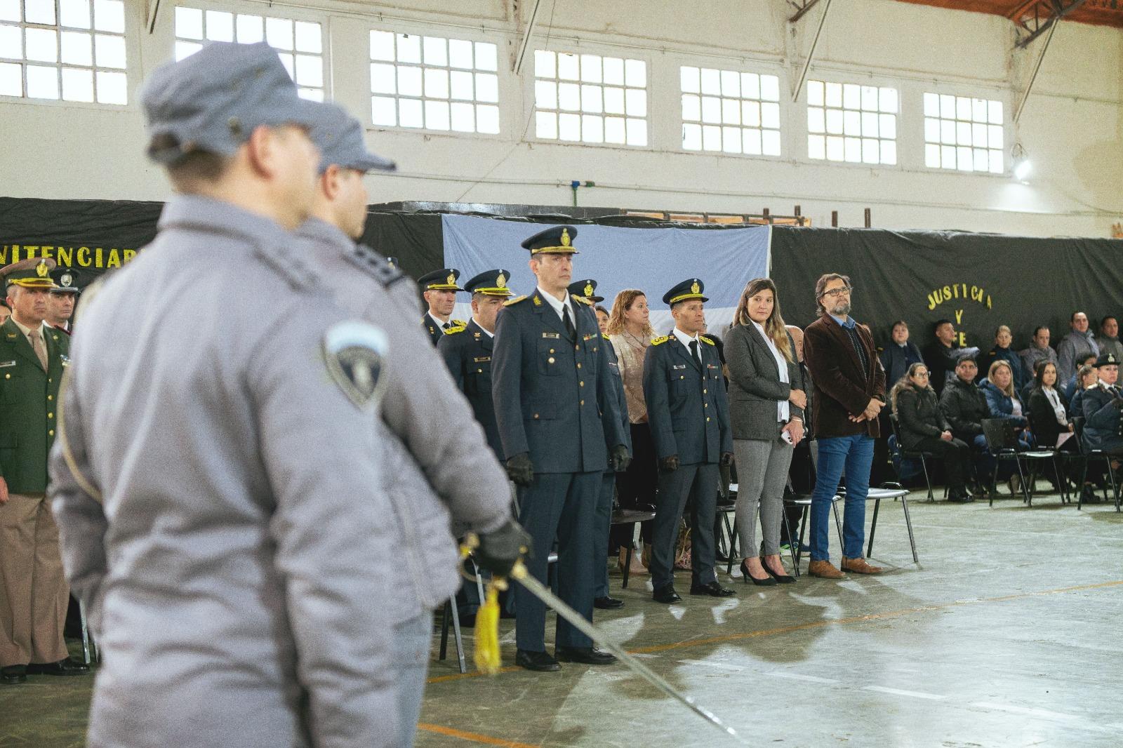 El acto se desarrolló en Rawson.
