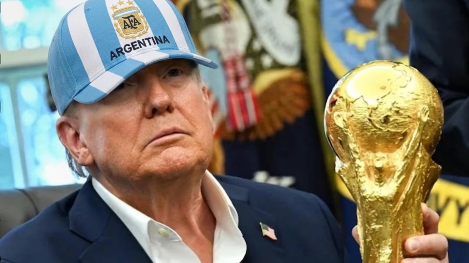 Esta imagen del presidente norteamericano fue generada por la Inteligencia Artifical.