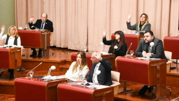 Diputados aprobando el acuerdo con YPF.