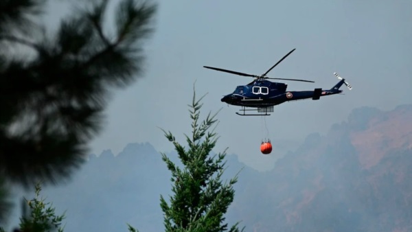  El helicóptero Bell 412 siniestrado. 