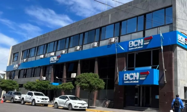 Casa Central del Banco del Chubut en Rawson.