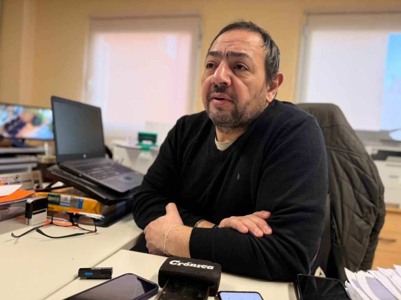 Matías Silva, secretario gremial de Empleados de Comercio.