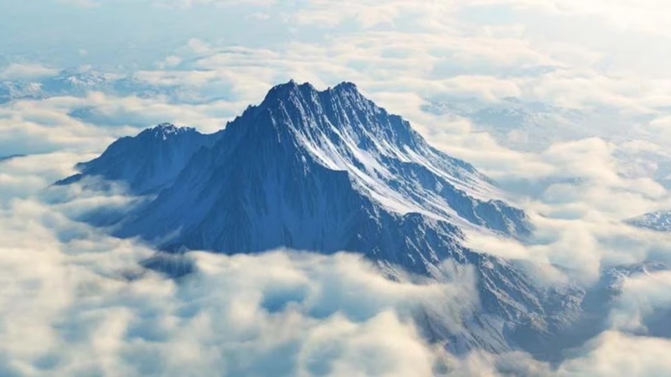 El Monte Olimpo, en Grecia, sede mitológica del hogar de Zeus y los demás dioses.