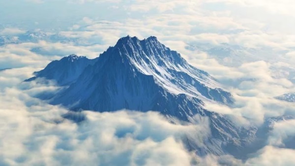 El Monte Olimpo, en Grecia, sede mitológica del hogar de Zeus y los demás dioses.