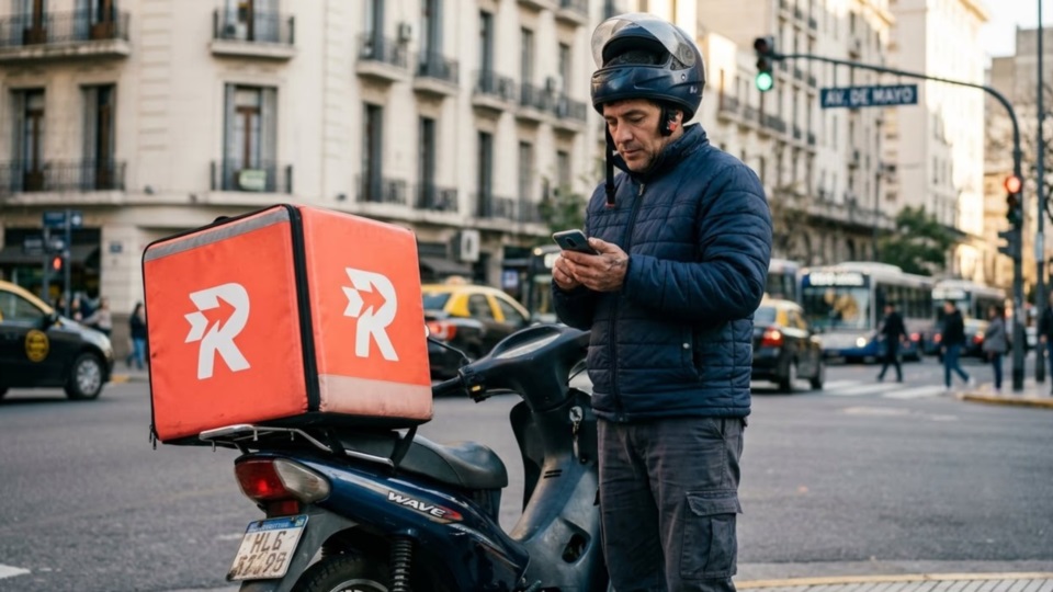 El trabajo de aplicación surge como alternativa ante la caída del empleo formal. Foto: Agencia NA-IA.