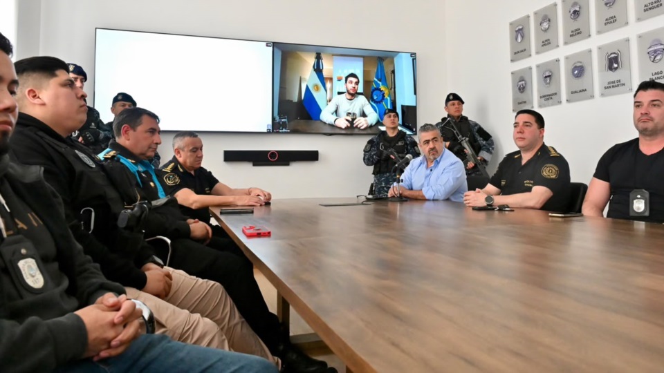 Conferencia de prensa sobre el operativo "Berlín".