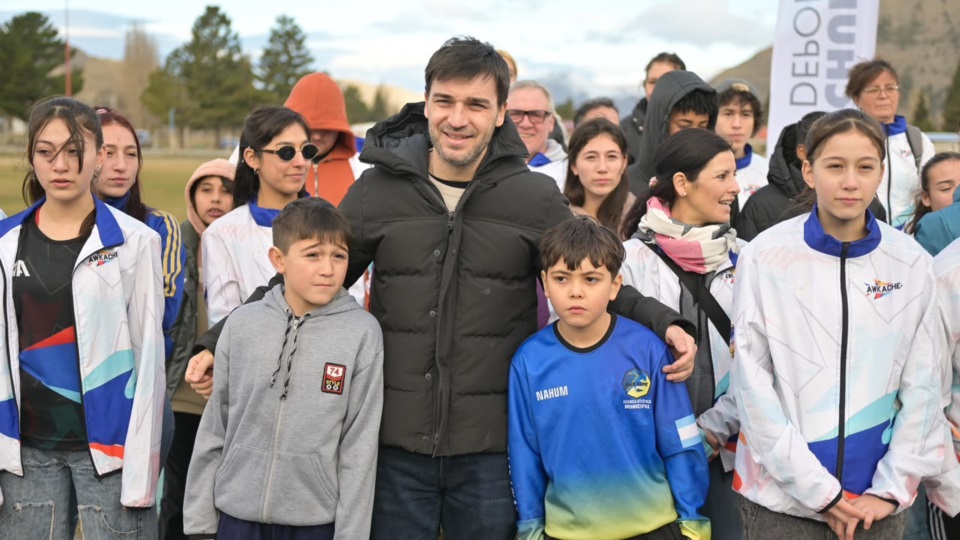 El gobernador en Esquel.