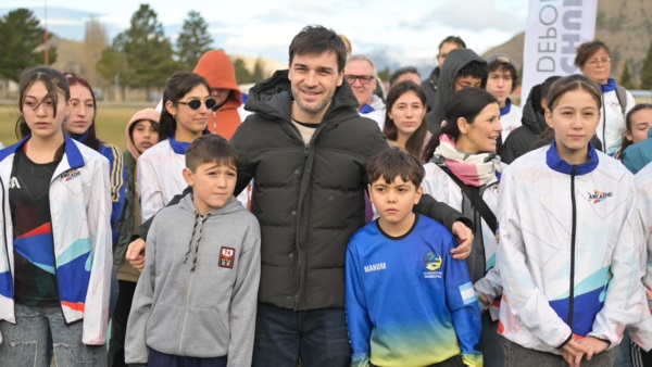 El gobernador en Esquel.