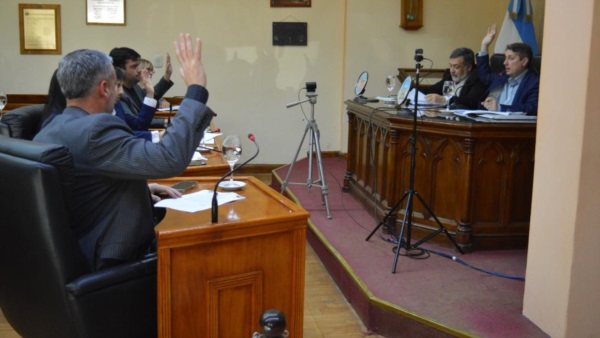Se aprobó sobre tablas dos declaraciones.
