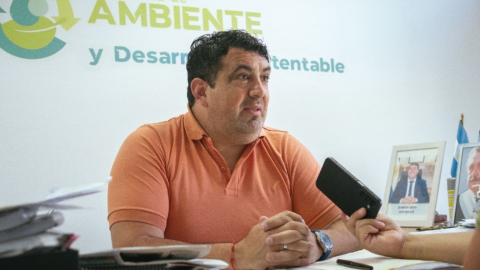 Miguel Larrauri, secretario de Ambiente de la Municipalidad de Rawson.