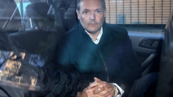 Farré llegando al juicio en su contra. Foto: Agencia NA (Daniel Vides).