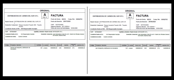 Las extrañas facturas de Dicasur a una empresa ortopédica.