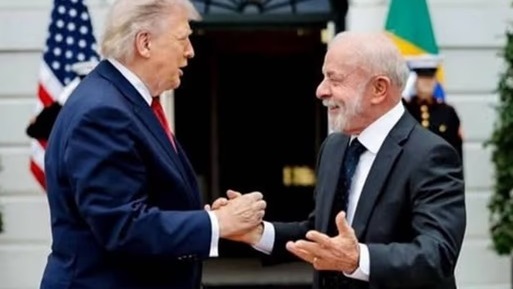 Los mandatarios, con gesto afable entre ellos, pero en la realidad Trump prefiere y respalda a Bolsonaro.