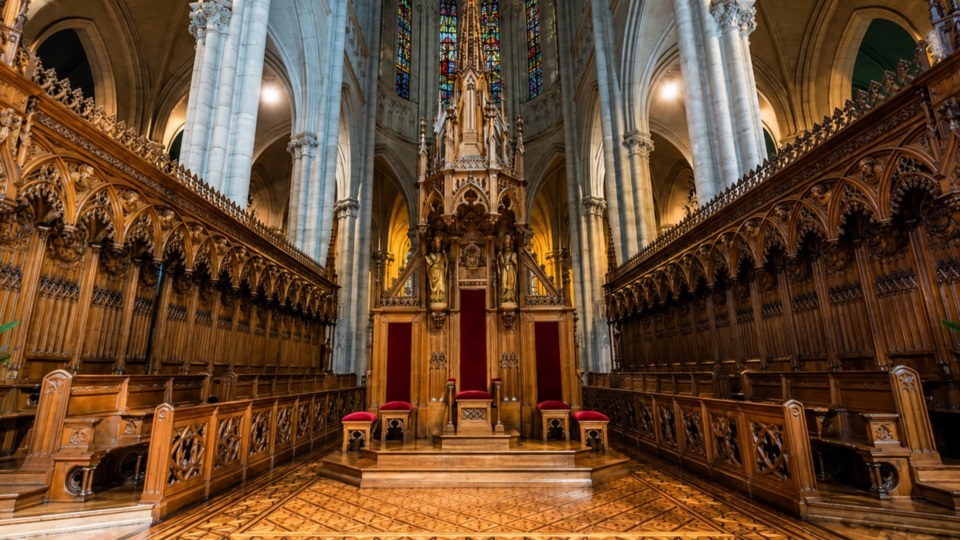 La Catedral de La Plata, por dentro. Foto: Agencia NA (Wikipedia).