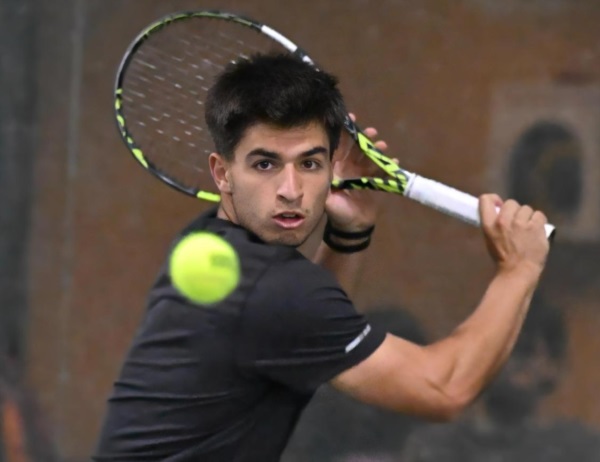 Juan Lombisano perdió con Bonino en cuartos de final.