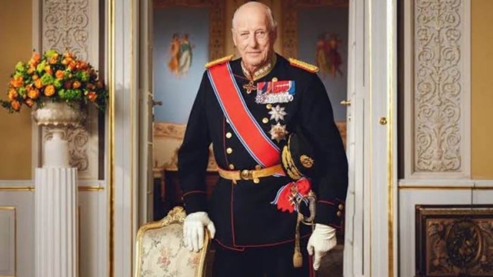 El retrato oficial de Harald V Foto: Agencia NA (Casa Real de Noruega).