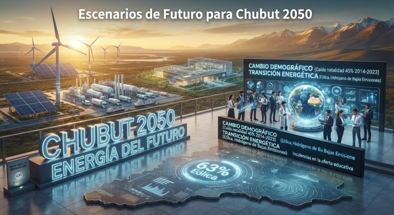 Sólo la IA puede imaginar una "Agenda Energía Chubut 2050".