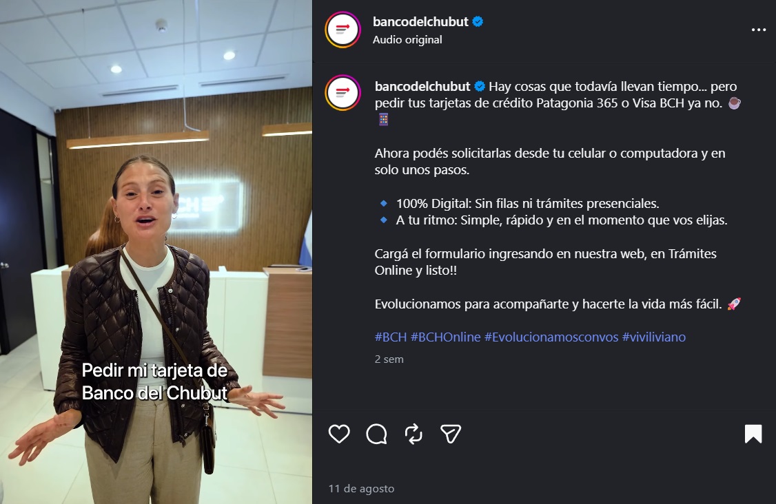 Lucía Gutiérrez Escribano, en uno de los video del BCH.
