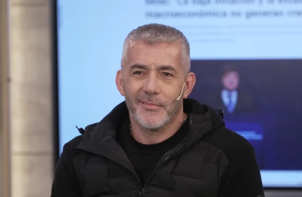 Douek en una reciente entrevista en Infobae TV.