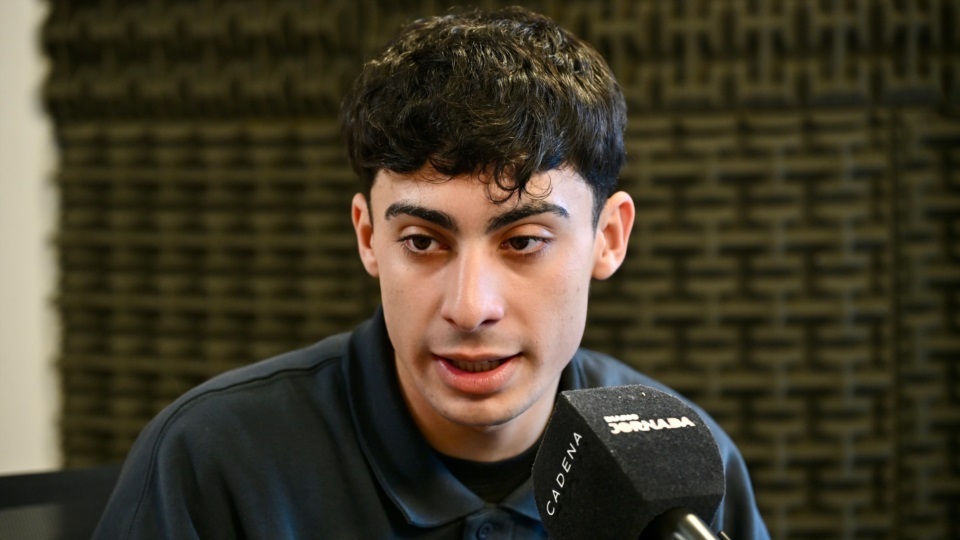 A principios de agosto, Tobías visitó Jornada Radio.