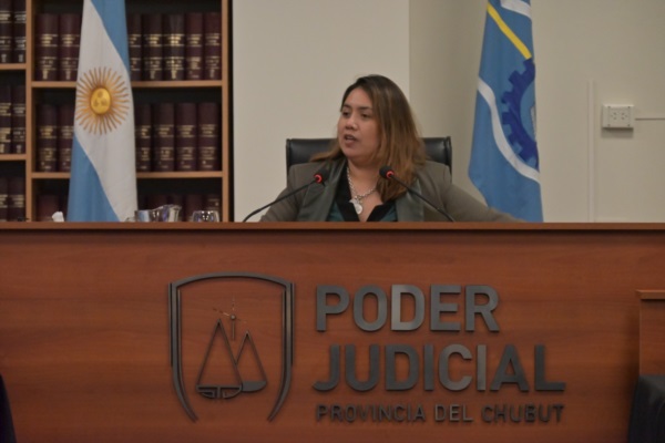 Eve Ponce, la jueza de la causa. 