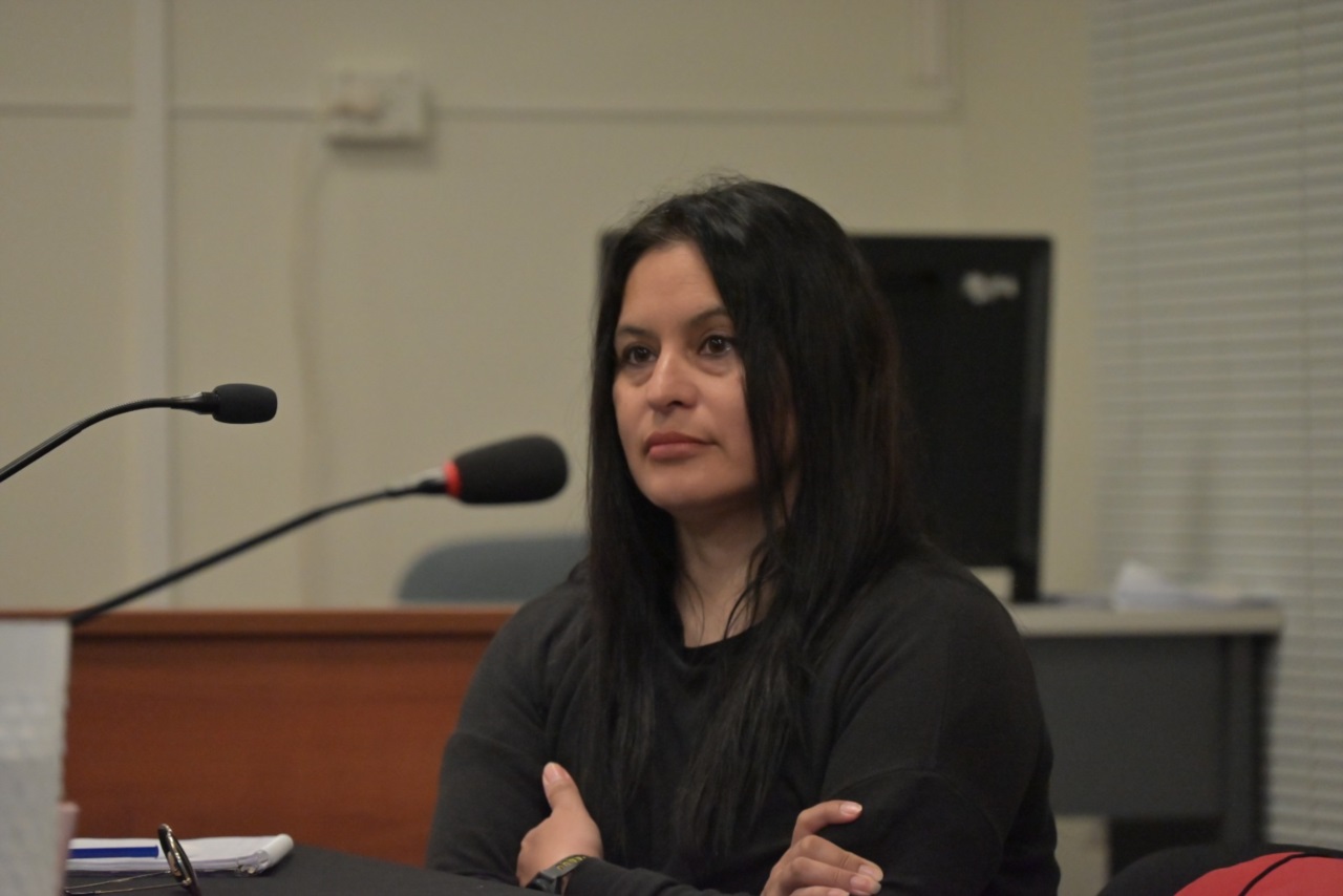 La penalista Gladys Olavarría, en la defensa. 