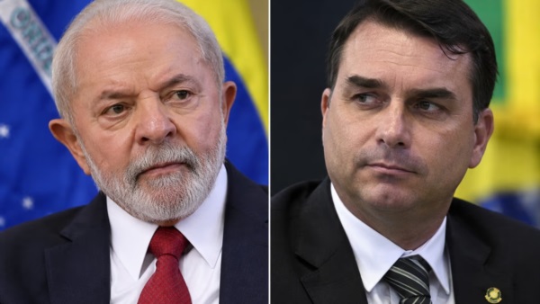 Luis Inacio “Lula” da Silva y Flavio Bolsonaro, en empate técnico en Brasil cuando faltan solo tres semanas para las elecciones.