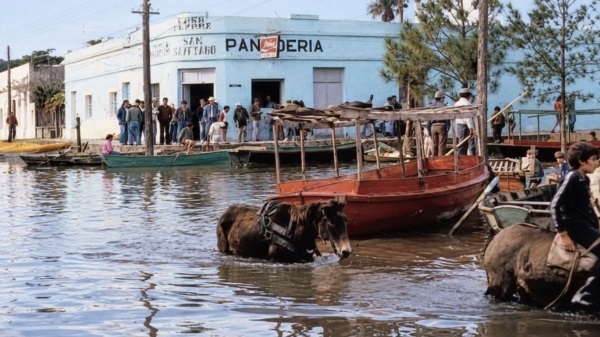 La crecida del Río Paraná de 1983 fue una de las peores de la historia. Foto: Agencia NA (Archivo Provincial Chaco).