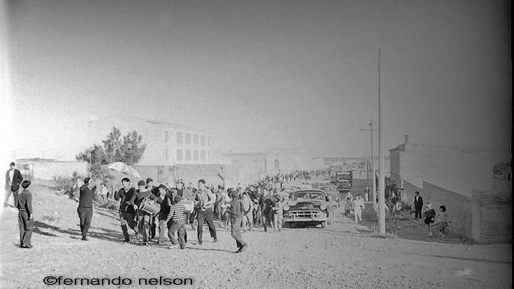 Recorrida desde la vieja cancha al centro de Rawson. Foto de Fernando "Cacho" Nelson.