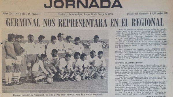 Tapa de Jornada en enero de 1973.