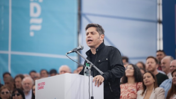 Axel Kicillof en el plenario nacional del MDF.