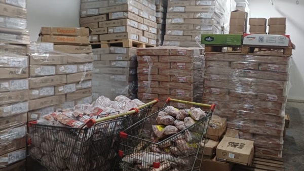 La mercadería quedó a disposición del juez de Faltas.