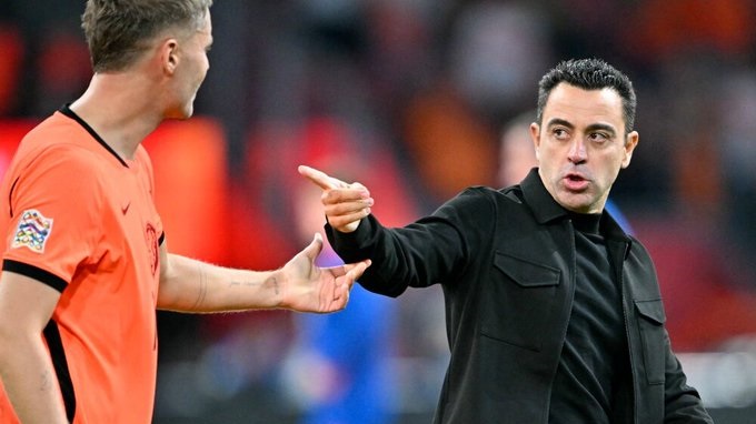 Xavi Hernández valora positivamente el debut de Países Bajos a pesar del empate ante Alemania.