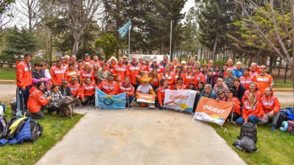 La delegación rumbo a San Juan.