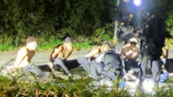 Foto granulada de los detenidos. Foto: Agencia NA (Redes).