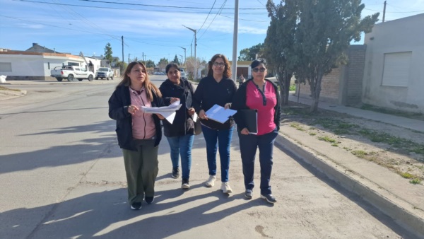 Trabajadoras comunitarias en el Loteo Belgrano y en 26 de Noviembre.