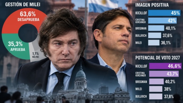 Una nueva encuesta midió las potencialidades de los principales dirigentes nacionales de cara a las elecciones de 2027.