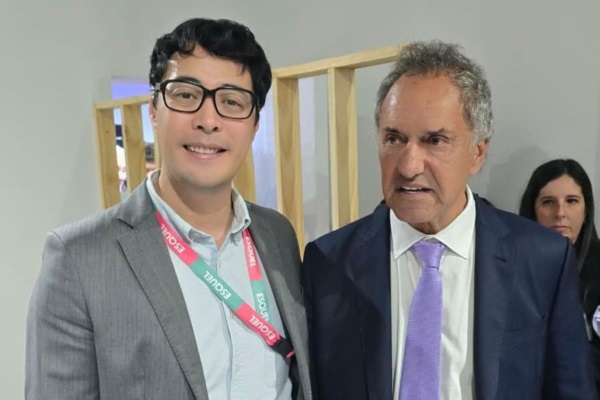 Leandro Choi y Scioli 