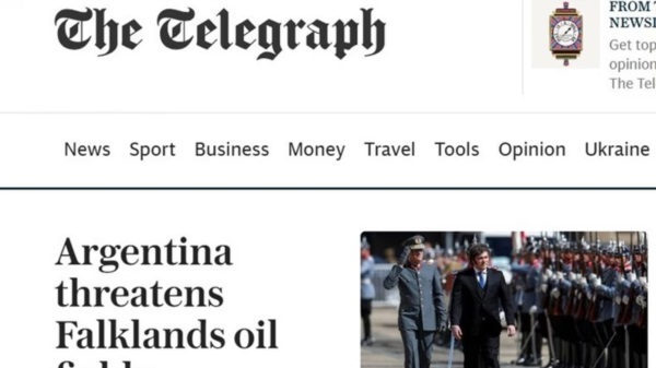 La cobertura de “The Telegraph” luego de cadena nacional de Javier Milei.