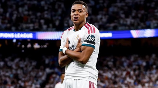 Mbappé ya marcó su primer gol en la Champions.